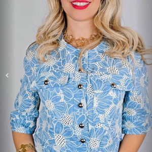 Conjunto Dior Azul Claro