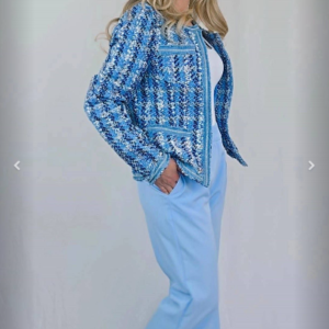 Chaqueta Tweed Azul